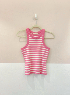 Blusa listrada rosa Pitta U