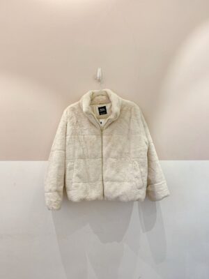 Casaco pelos areia Zara M