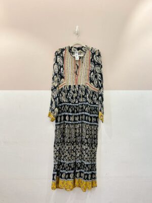 Vestido midi estampado Zara M