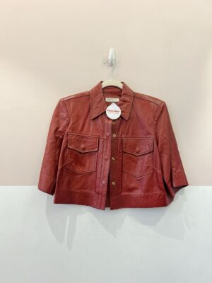 Camisa couro vinho ligia BY NV M