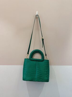 Bolsa verde croco Crizzapi
