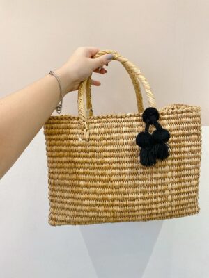 Bolsa palha estruturada Nannacay