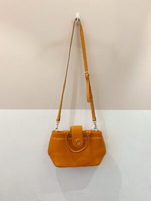 Bolsa laranja couro Corello