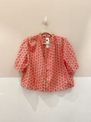 Blusa laise rosa flores Zara M