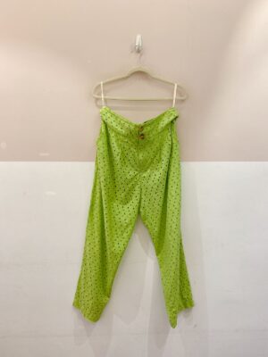 Calça verde laise Farm G