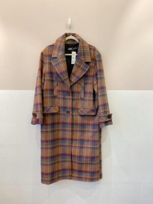 Sobretudo xadrez Zara M