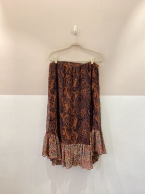 Saia midi estampa escura Zara G