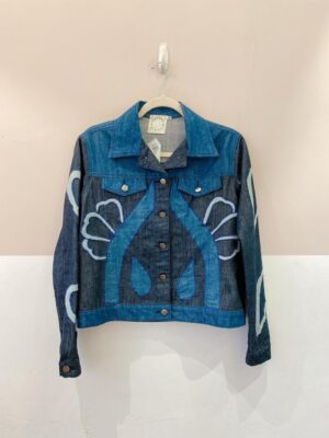 Jaqueta jeans bordados Fernanda Di Biase P