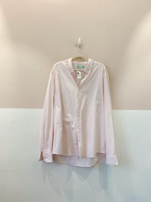 Camisa social listrada rosa Crawford G