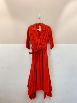 Vestido longo vermelho Mixed 36