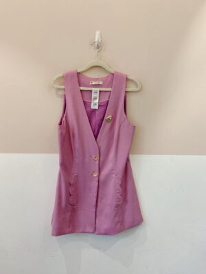 Colete alongado lilás detalhes Antix P