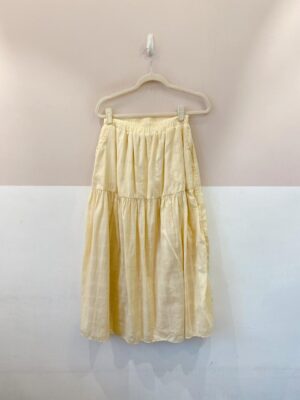 Saia midi amarela Prissé 40