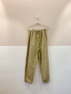 Calça sarja verde C&A 38
