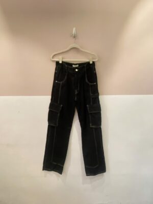 Calça cargo preta NV 36