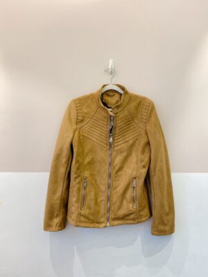 Jaqueta suede caramelo G