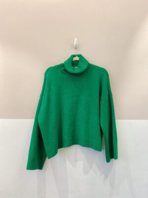 Casaco verde lã Zara G