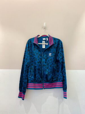 Bomber esportiva azul onça Adidas G