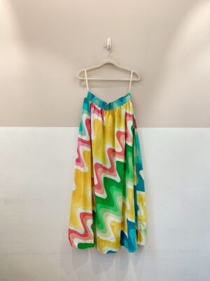 Saia midi estampada Farm G