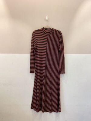 Vestido longo malha listrada Animale G