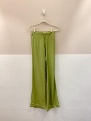 Calça verde viscolinho Noura PP