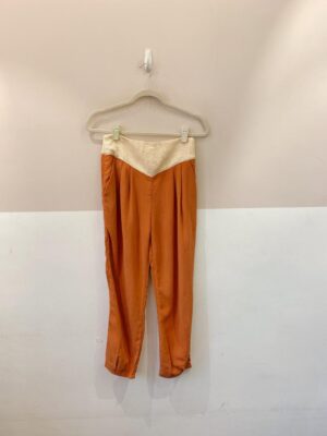 Calça caramelo pala cintura PP