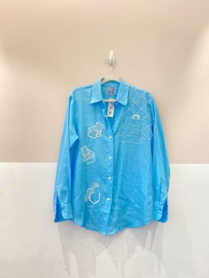 Camisa bordada praia Studio Co.lab P