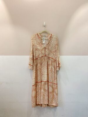 Vestido midi estampado Anpô M