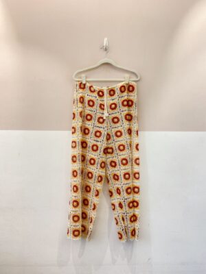 Calça crochet colorida One Way M