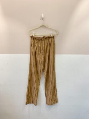 Calça marrom listrada Loja 3 P