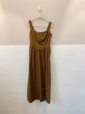 Vestido midi marrom Renner P