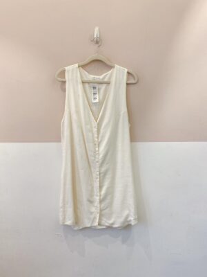 Vestido curto off white Loja 3 M