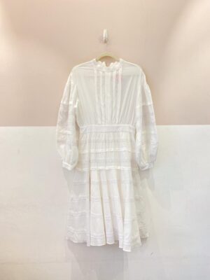 Vestido midi detalhe renda Lilly Sarti 38