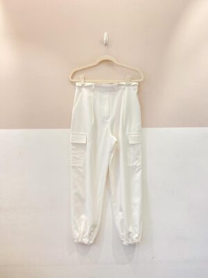 Calça branca bolsos The Frankie Shop M