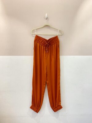 Calça terracota cós elástico Le Noah 42