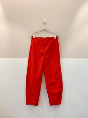 Calça vermelha amarração Cris Barros 36