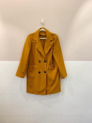 Sobretudo terracota lã M