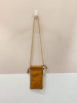 Bolsa couro tiracolo marrom