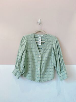 Blusa verde Clemence 38