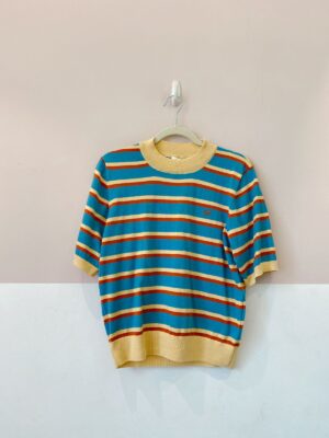 Blusa tricot listrada Hering M