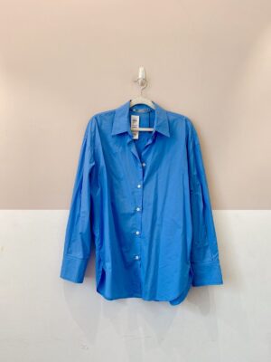 Camisa azul social Zara M