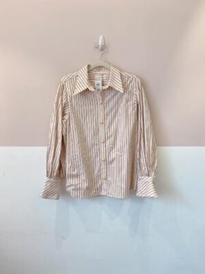 Camisa listrada bege Iorane 36