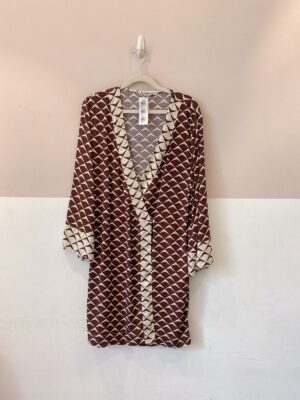 Kimono marrom/off Dress To P
