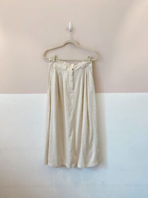 Saia midi bege corda Renner M