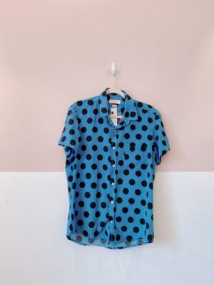 Camisa azul bolas Aragana M