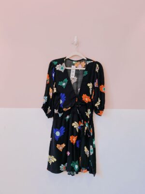 Macaquinho preto flores Farm M