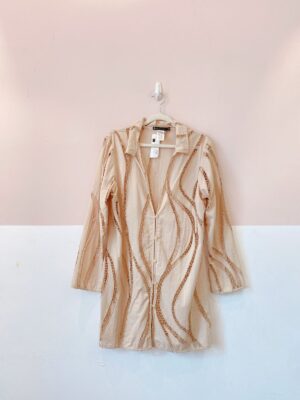 Bata bege detalhes Lenny Niemeyer M