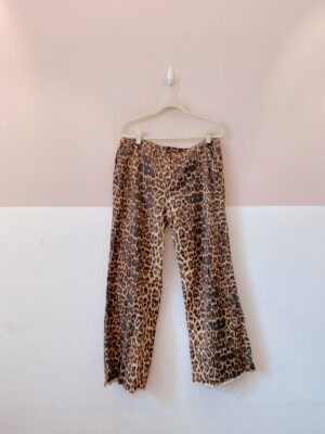 Calça onça sarja Maria Filó 42