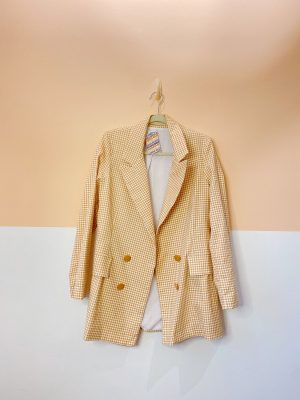Blazer vichy amarelo Oh Lala G