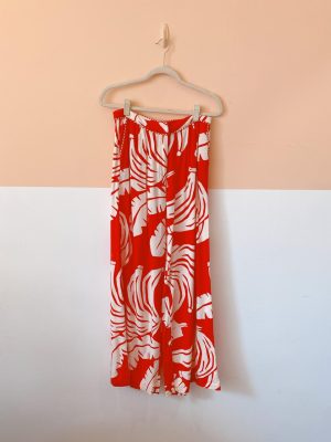 Calça estampa vermelha Renner 38