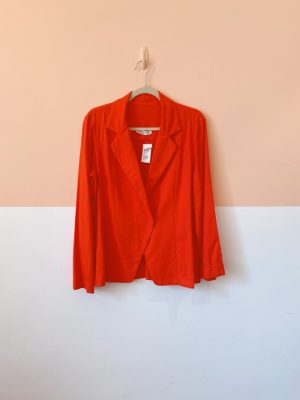 Blazer vermelho linho Dress To M